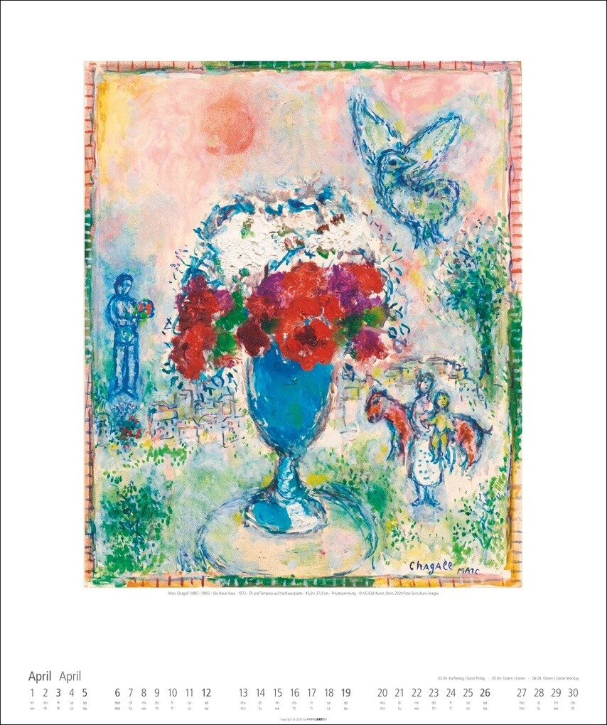 Weitere Ansicht: Marc Chagall Kalender 2026 | Marc Chagall