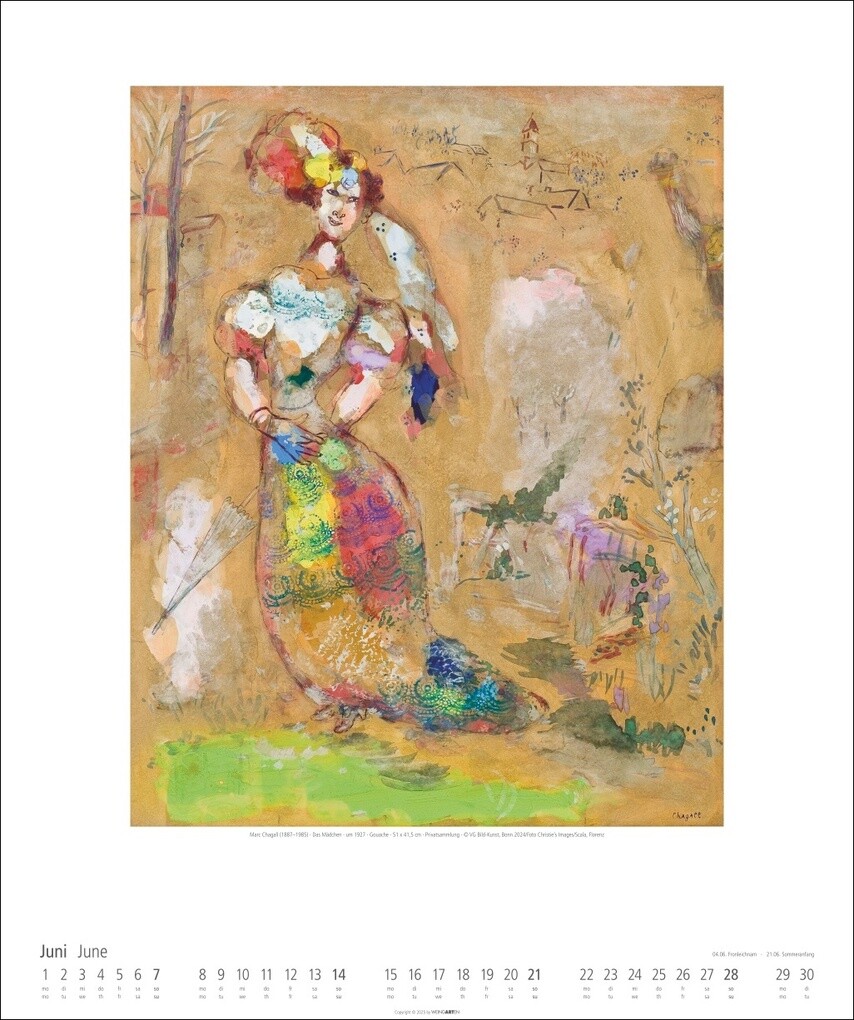 Weitere Ansicht: Marc Chagall Kalender 2026 | Marc Chagall