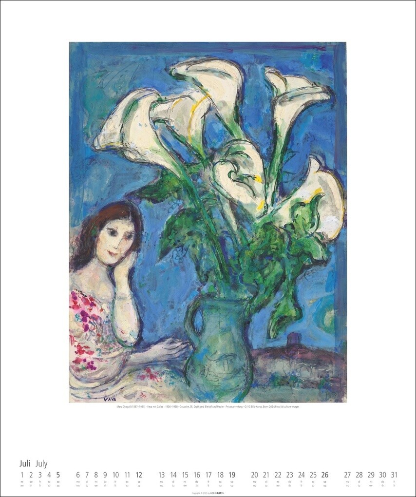 Weitere Ansicht: Marc Chagall Kalender 2026 | Marc Chagall