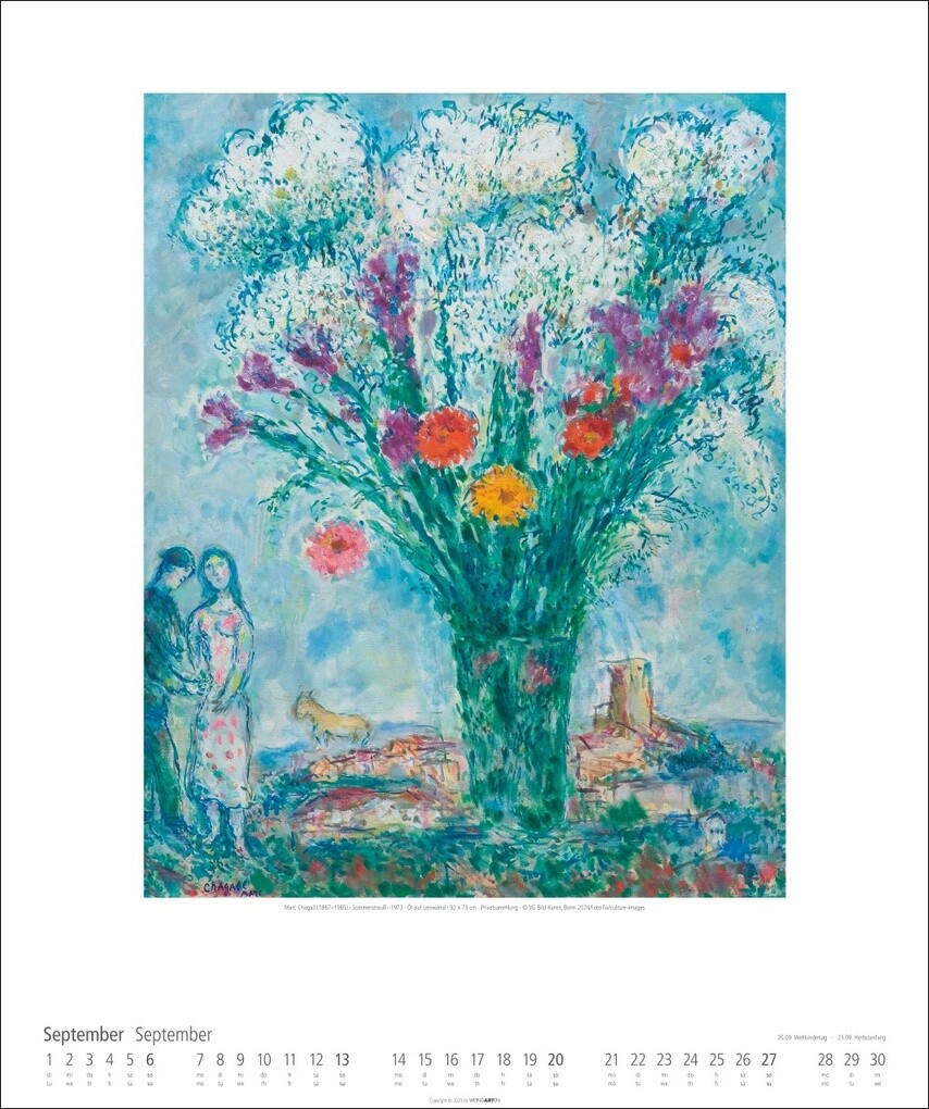 Weitere Ansicht: Marc Chagall Kalender 2026 | Marc Chagall