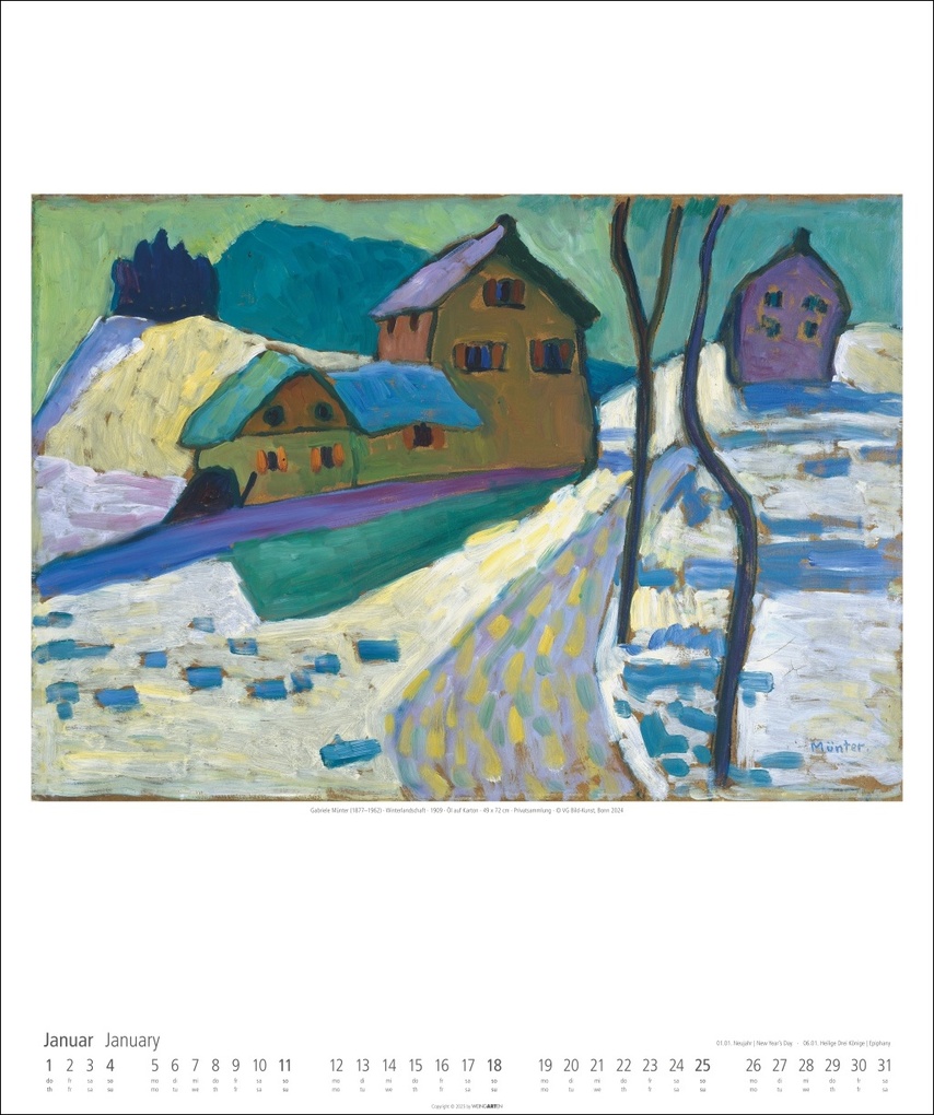 Weitere Ansicht: Der Blaue Reiter Kalender 2026