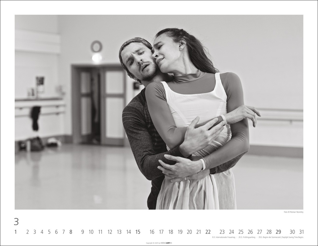 Weitere Ansicht: Ballettsaal - Stuttgarter Ballett Kalender 2026