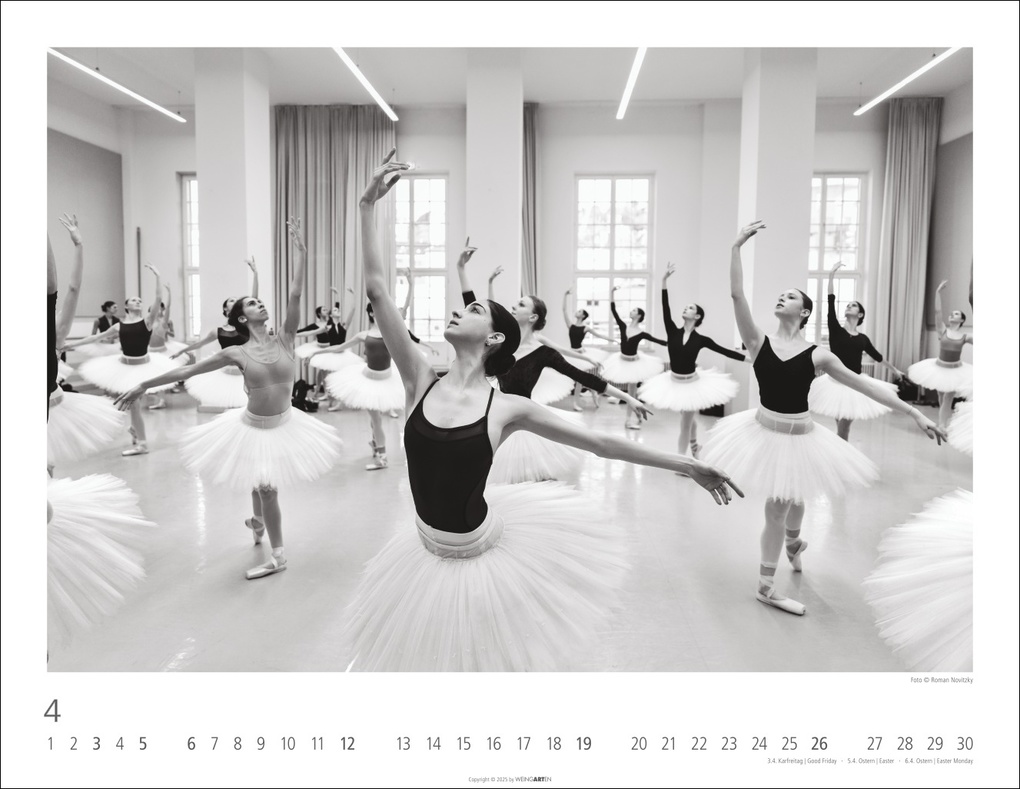 Weitere Ansicht: Ballettsaal - Stuttgarter Ballett Kalender 2026