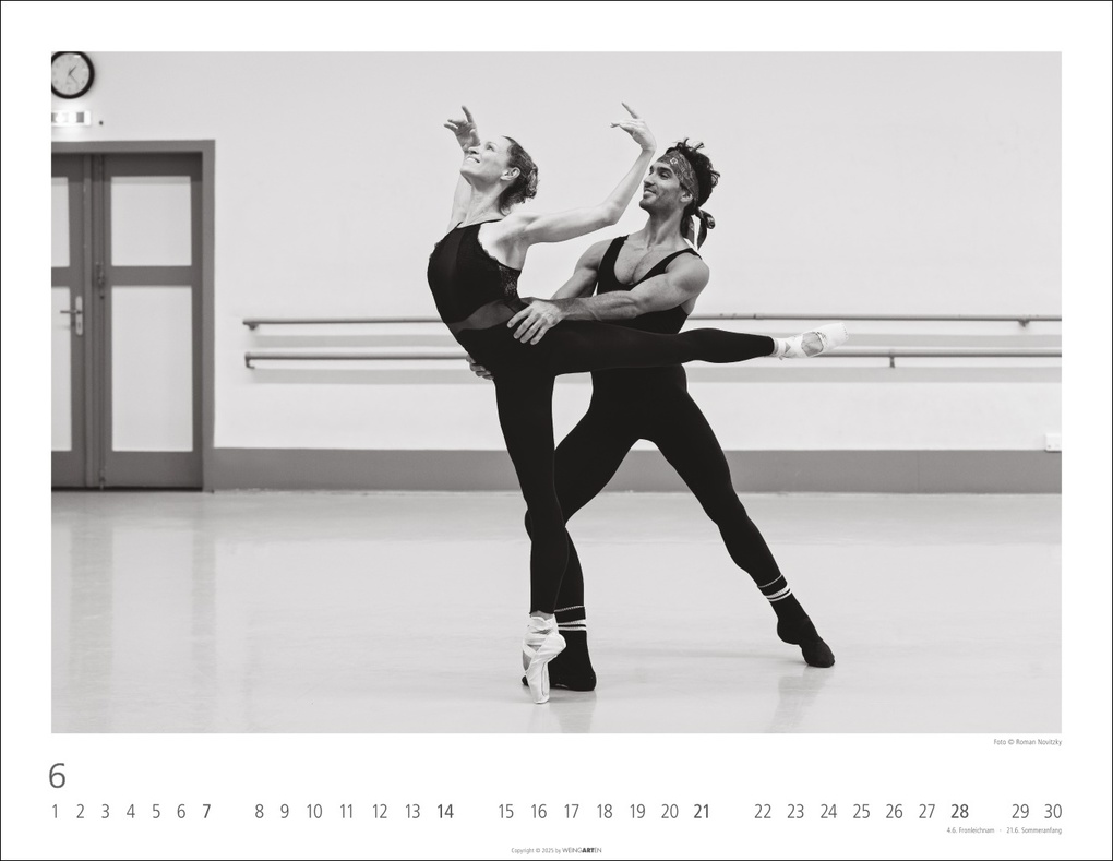 Weitere Ansicht: Ballettsaal - Stuttgarter Ballett Kalender 2026