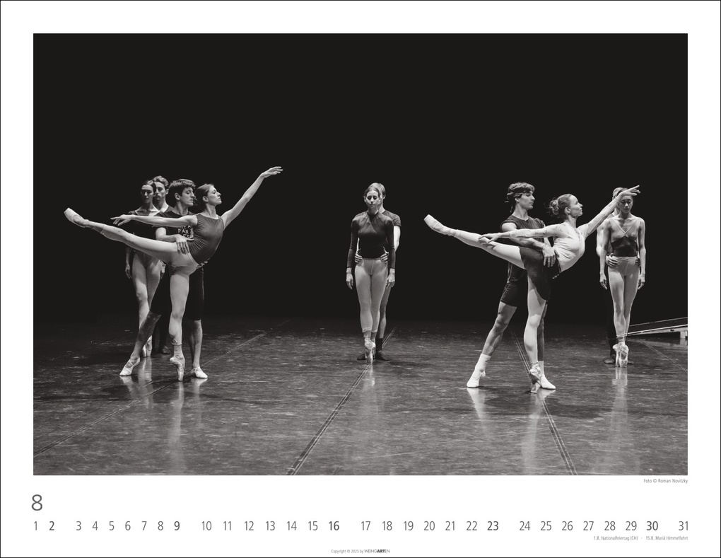 Weitere Ansicht: Ballettsaal - Stuttgarter Ballett Kalender 2026