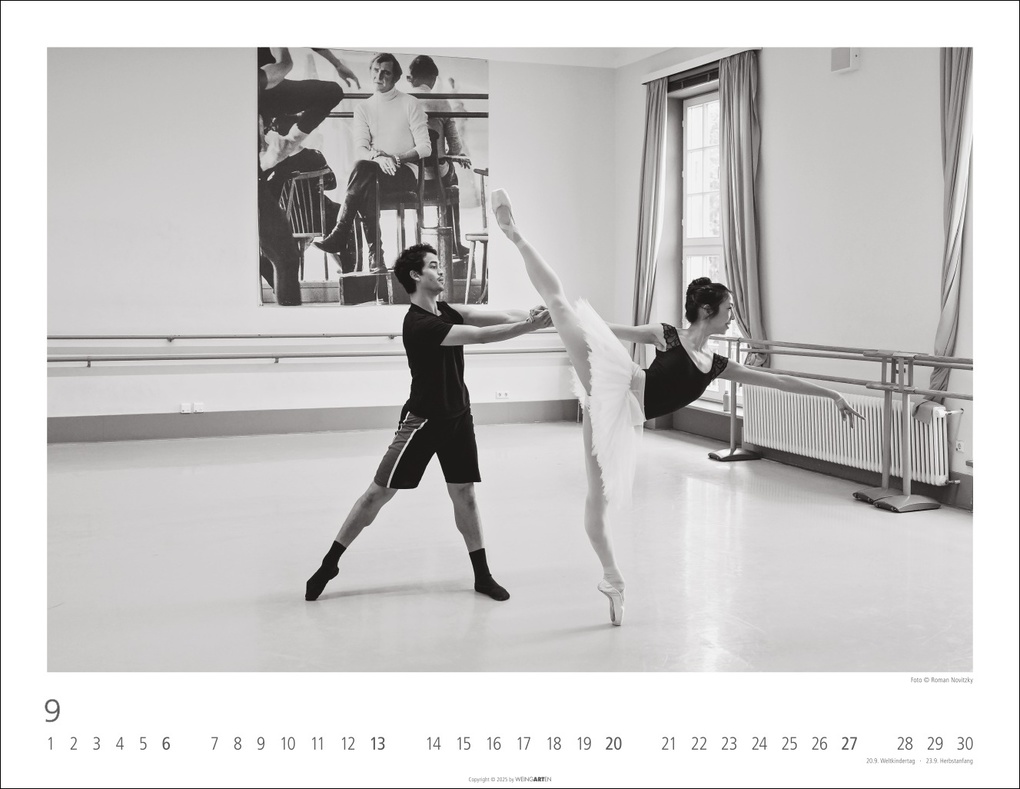 Weitere Ansicht: Ballettsaal - Stuttgarter Ballett Kalender 2026