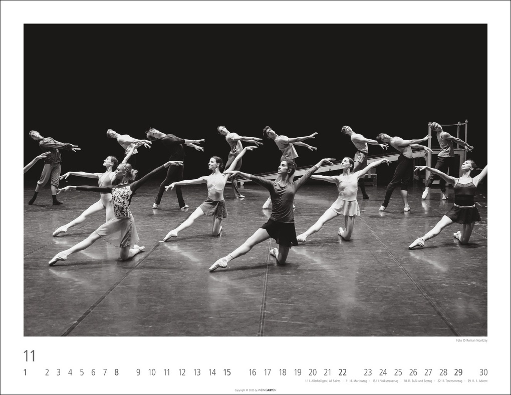 Weitere Ansicht: Ballettsaal - Stuttgarter Ballett Kalender 2026