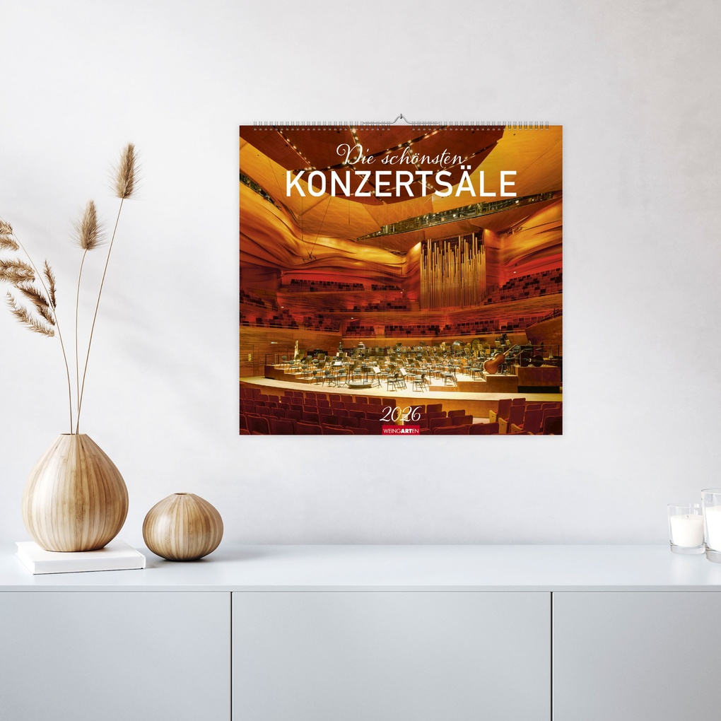 Weitere Ansicht: Die schönsten Konzertsäle Kalender 2026