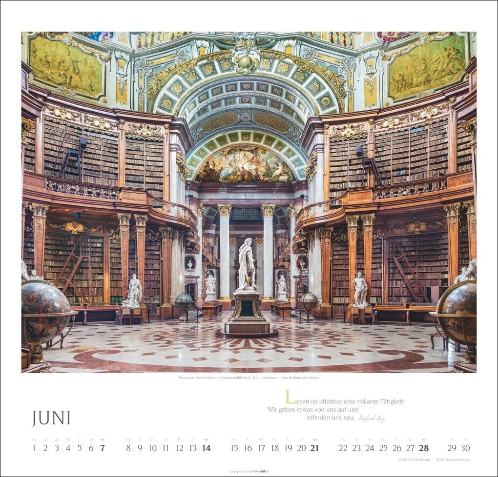 Weitere Ansicht: Welt der Bibliotheken Kalender 2026