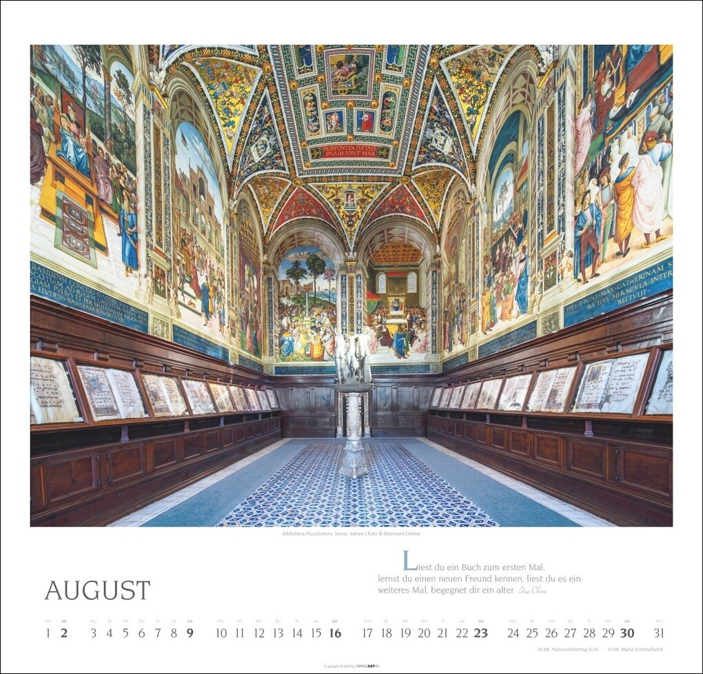 Weitere Ansicht: Welt der Bibliotheken Kalender 2026