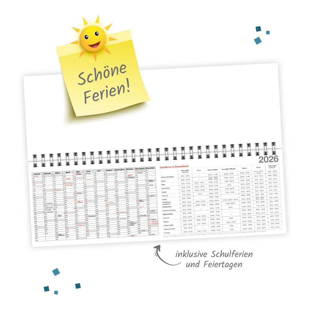 Weitere Ansicht: Trötsch Schreibtischquerkalender 1 2026