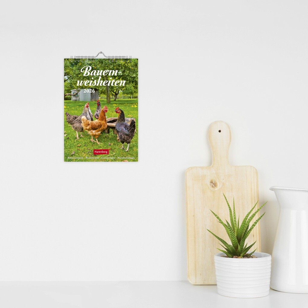 Weitere Ansicht: Bauernweisheiten Wochenkalender 2026 - Bauernregeln, Brauchtum, Gartentipps, Haushaltstipps | Jochen Dilling