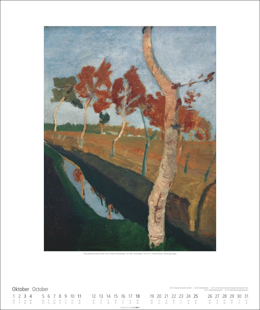 Weitere Ansicht: Paula Modersohn-Becker Kalender 2026 | Paula Modersohn-Becker