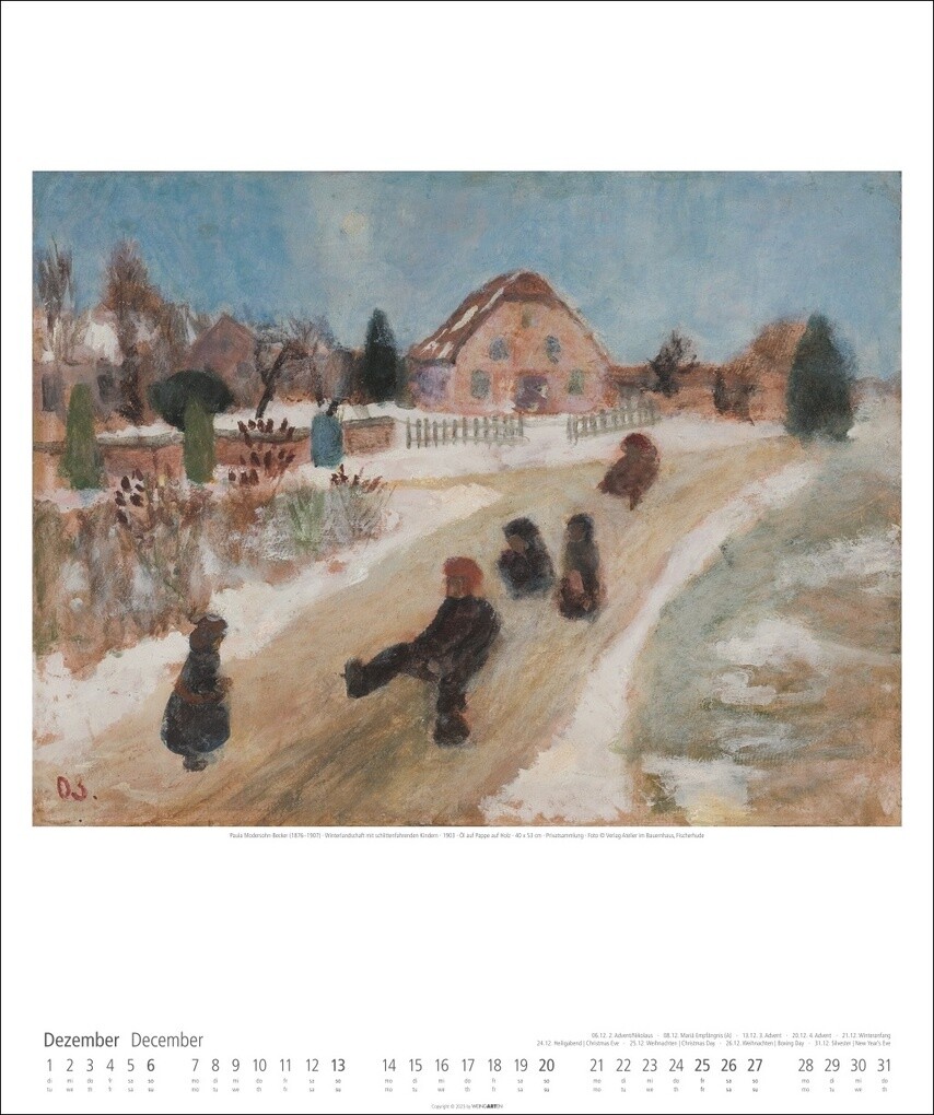 Weitere Ansicht: Paula Modersohn-Becker Kalender 2026 | Paula Modersohn-Becker