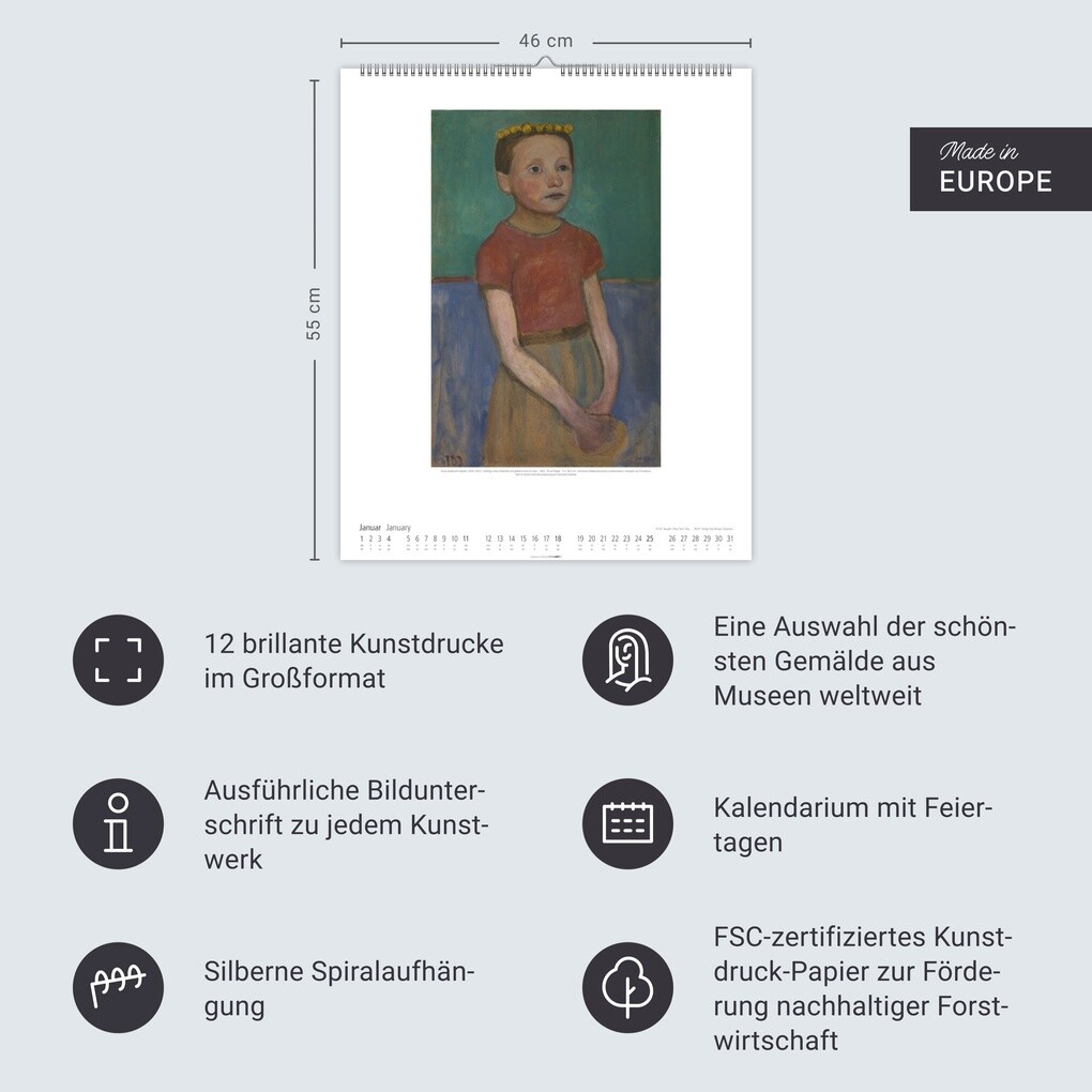 Weitere Ansicht: Paula Modersohn-Becker Kalender 2026 | Paula Modersohn-Becker