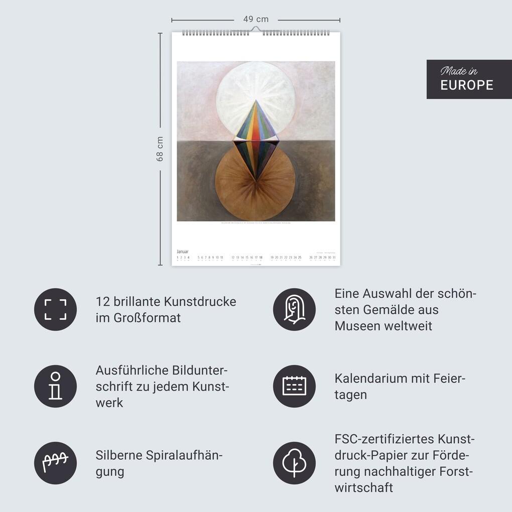 Weitere Ansicht: Hilma af Klint Kalender 2026 | Hilma af Klint