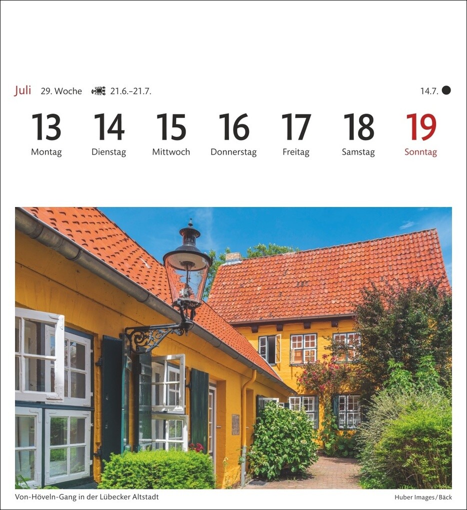 Weitere Ansicht: Ostseeküste Sehnsuchtskalender 2026 - Wochenkalender mit 53 Postkarten