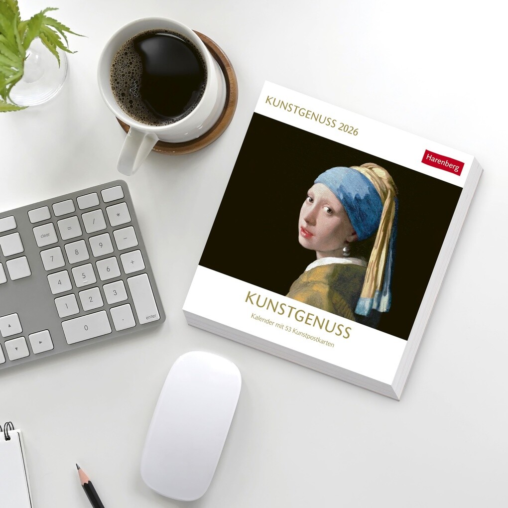 Weitere Ansicht: Kunstgenuss Postkartenkalender 2026 - Kalender mit 53 Kunstpostkarten