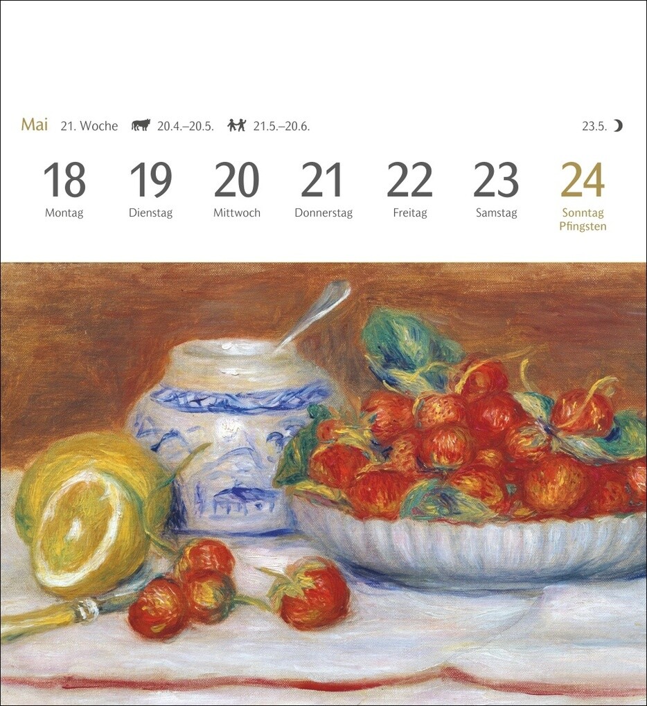Weitere Ansicht: Kunstgenuss Postkartenkalender 2026 - Kalender mit 53 Kunstpostkarten