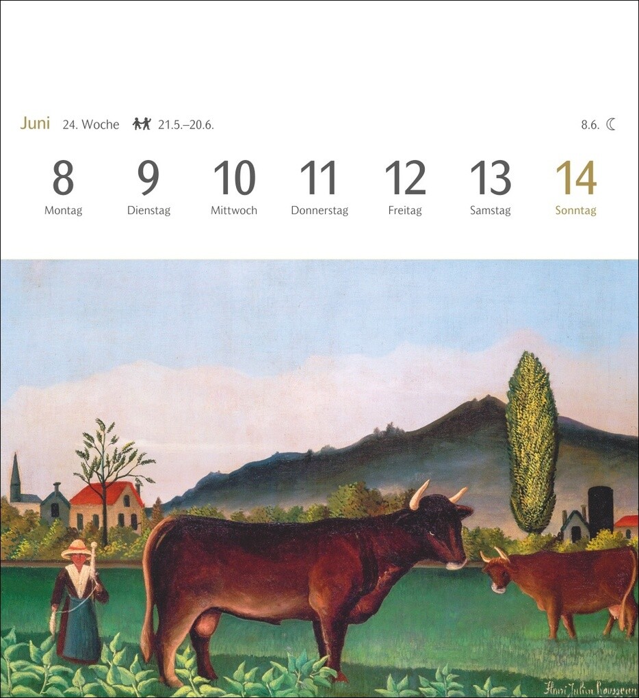 Weitere Ansicht: Kunstgenuss Postkartenkalender 2026 - Kalender mit 53 Kunstpostkarten