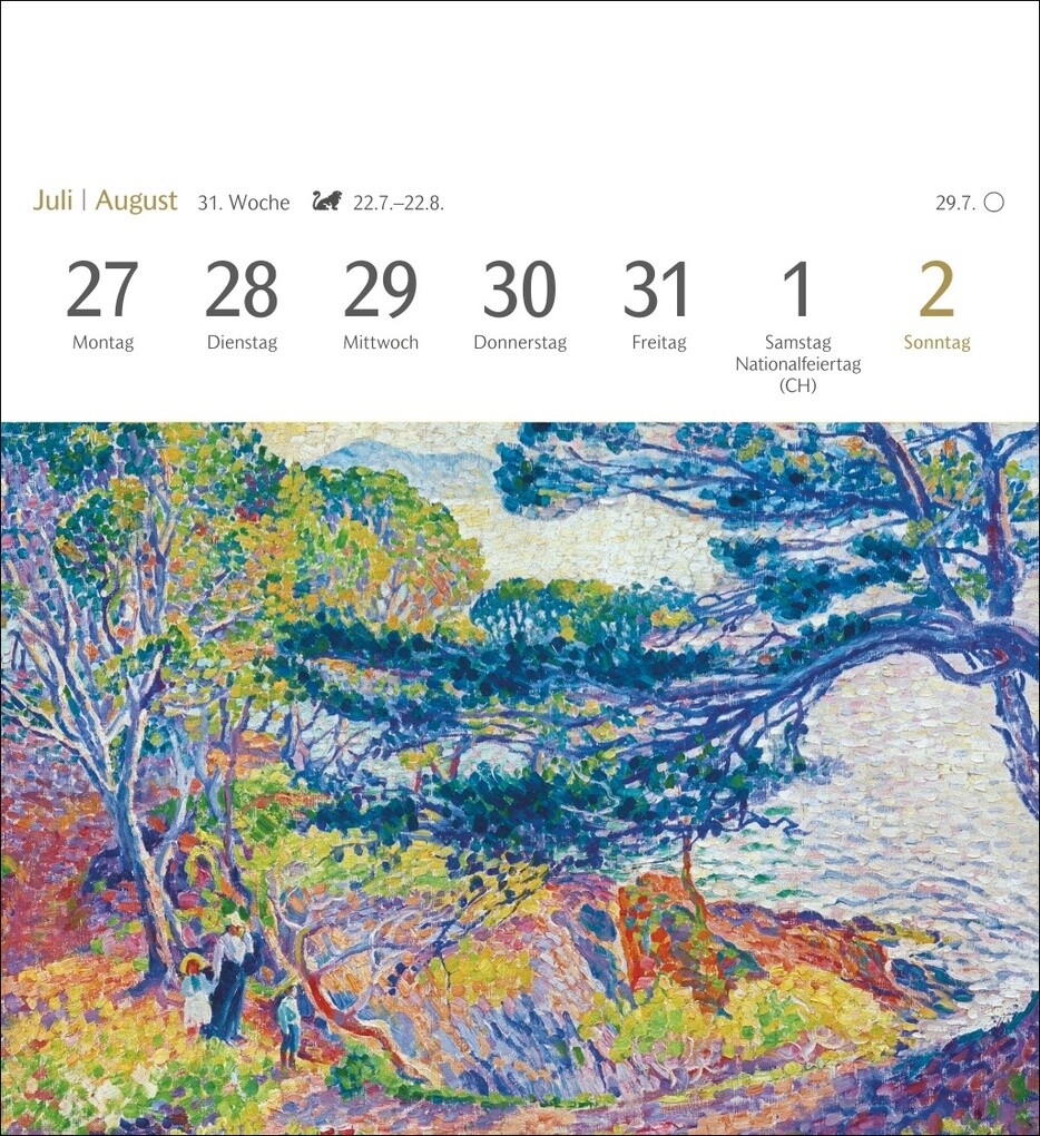 Weitere Ansicht: Kunstgenuss Postkartenkalender 2026 - Kalender mit 53 Kunstpostkarten