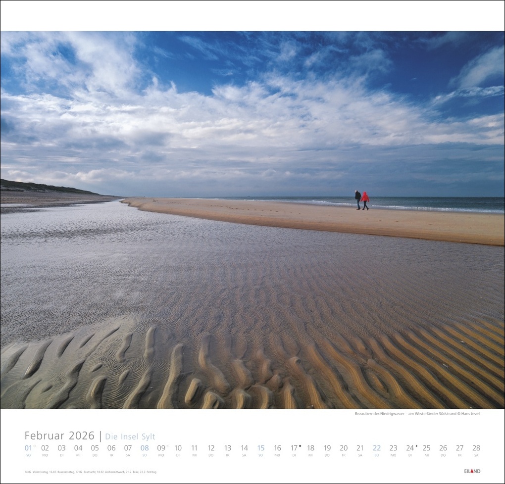 Weitere Ansicht: Die Insel Sylt Edition Kalender 2026 - Hans Jessel
