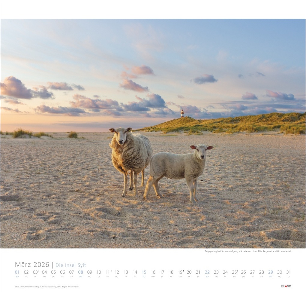Weitere Ansicht: Die Insel Sylt Edition Kalender 2026 - Hans Jessel