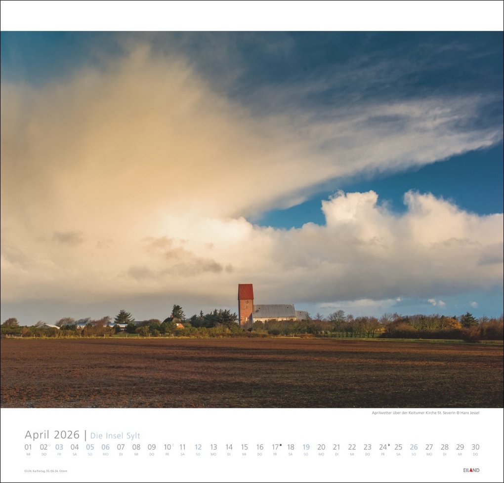 Weitere Ansicht: Die Insel Sylt Edition Kalender 2026 - Hans Jessel