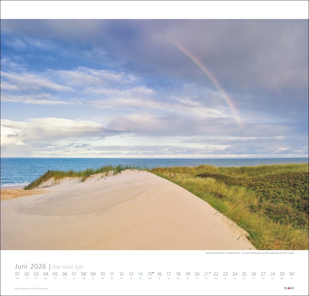 Weitere Ansicht: Die Insel Sylt Edition Kalender 2026 - Hans Jessel