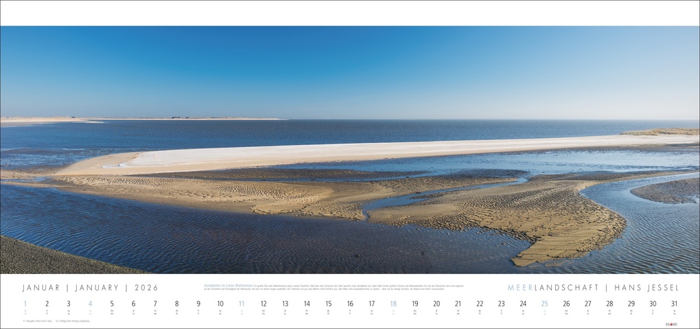 Weitere Ansicht: Meerlandschaft Kalender 2026 - Hans Jessel