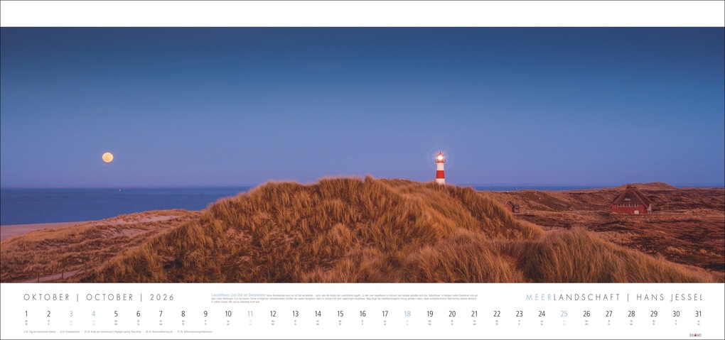 Weitere Ansicht: Meerlandschaft Kalender 2026 - Hans Jessel