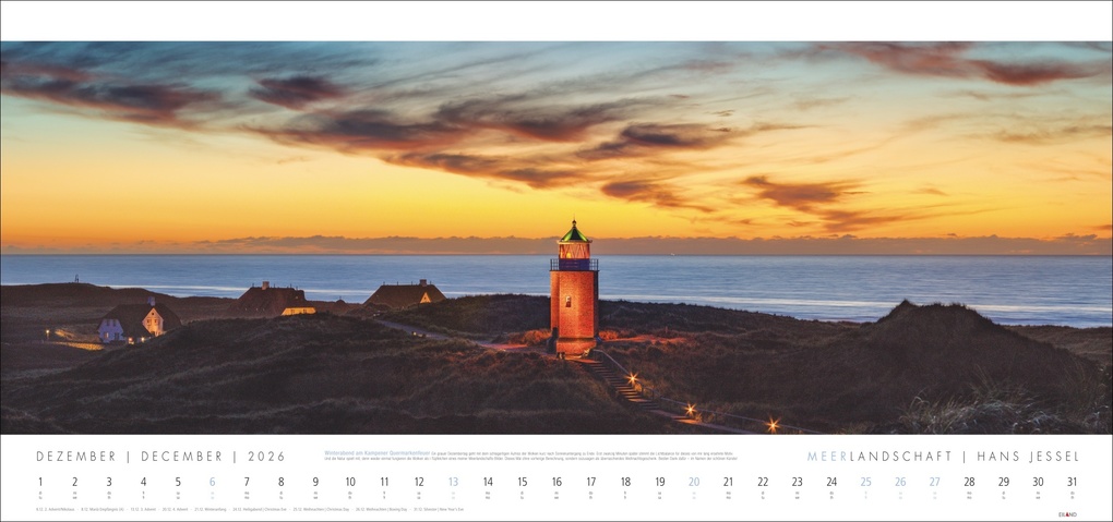 Weitere Ansicht: Meerlandschaft Kalender 2026 - Hans Jessel
