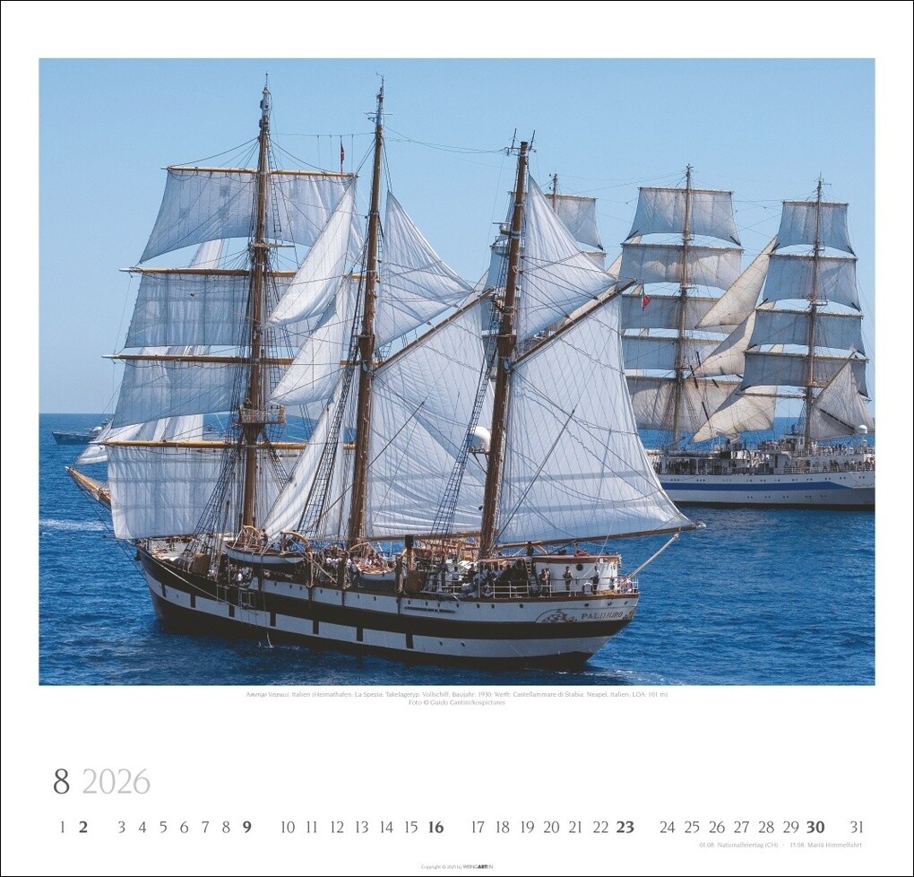 Weitere Ansicht: Tall Ships Kalender 2026