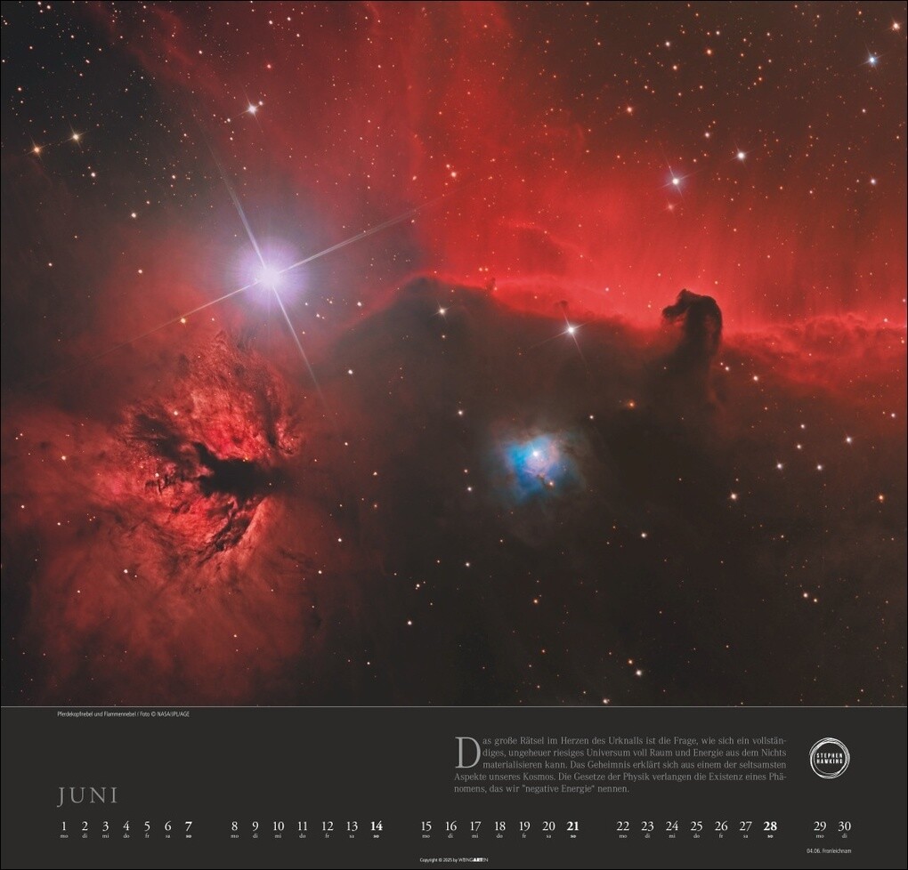 Weitere Ansicht: Stephen Hawking Kalender 2026