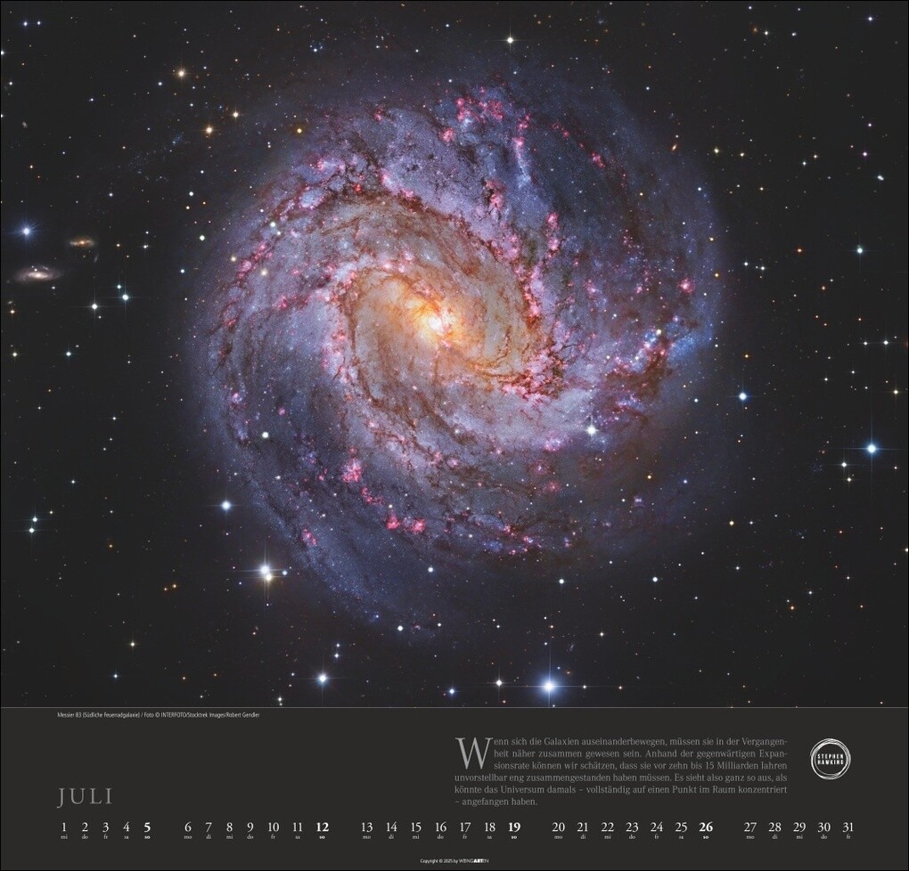 Weitere Ansicht: Stephen Hawking Kalender 2026