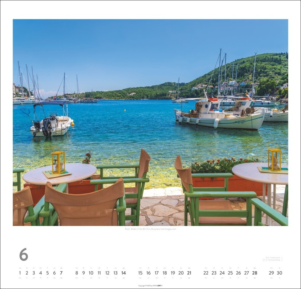 Weitere Ansicht: Griechische Inseln Kalender 2026 - Im Land der Götter