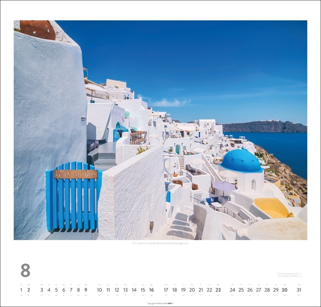 Weitere Ansicht: Griechische Inseln Kalender 2026 - Im Land der Götter