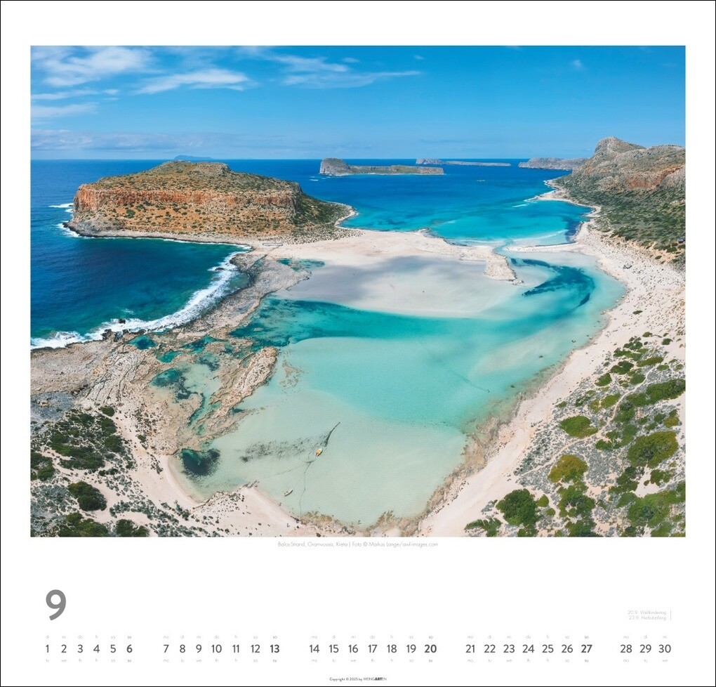 Weitere Ansicht: Griechische Inseln Kalender 2026 - Im Land der Götter