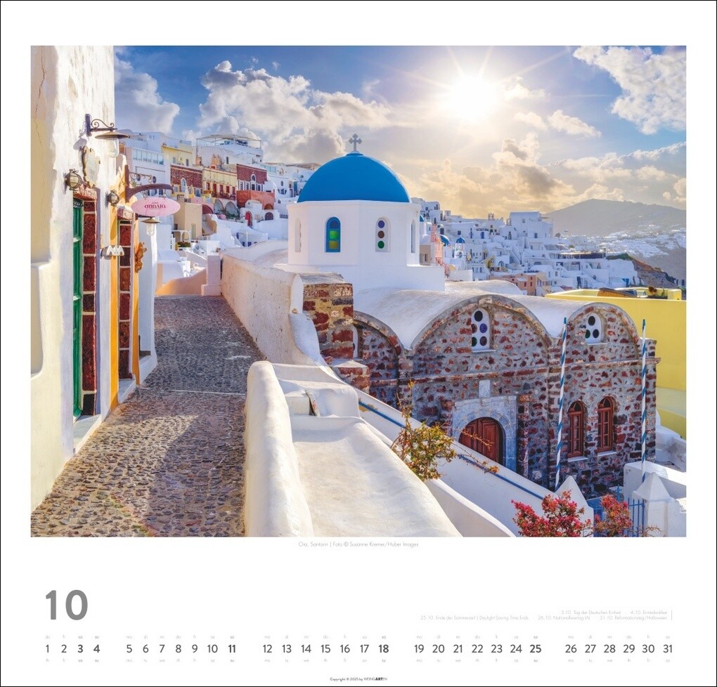 Weitere Ansicht: Griechische Inseln Kalender 2026 - Im Land der Götter