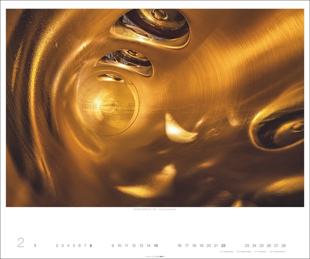 Weitere Ansicht: Architecture in Music Kalender 2026 - Musikinstrumente von innen