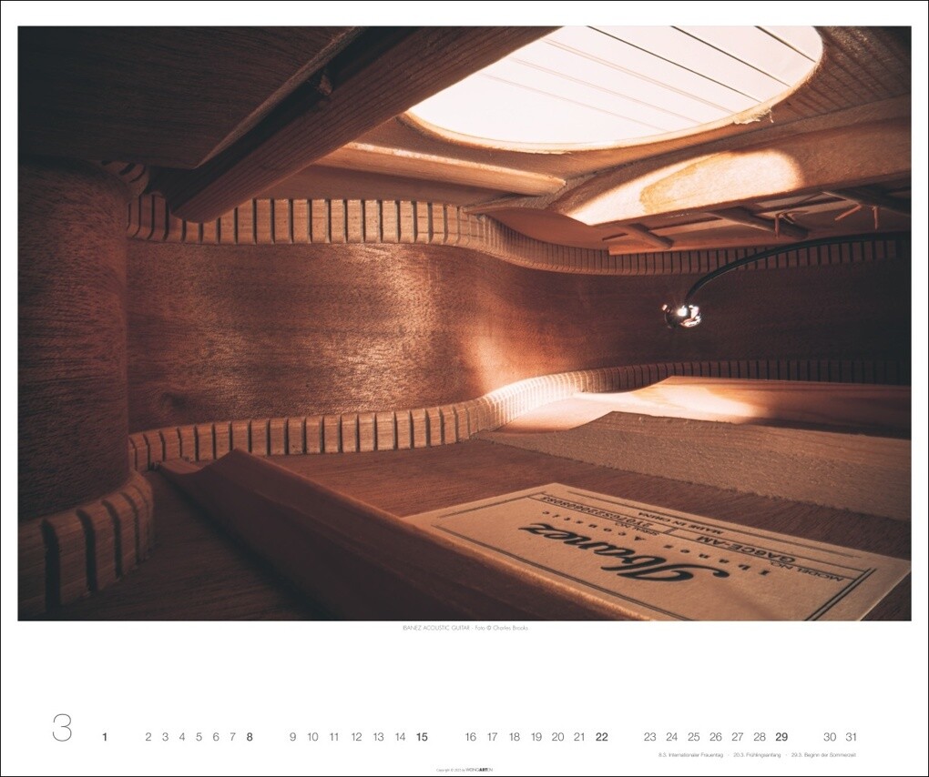Weitere Ansicht: Architecture in Music Kalender 2026 - Musikinstrumente von innen