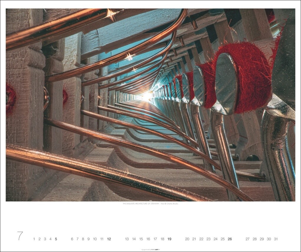 Weitere Ansicht: Architecture in Music Kalender 2026 - Musikinstrumente von innen