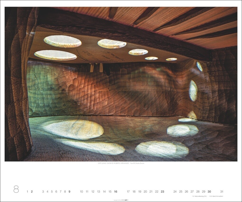 Weitere Ansicht: Architecture in Music Kalender 2026 - Musikinstrumente von innen