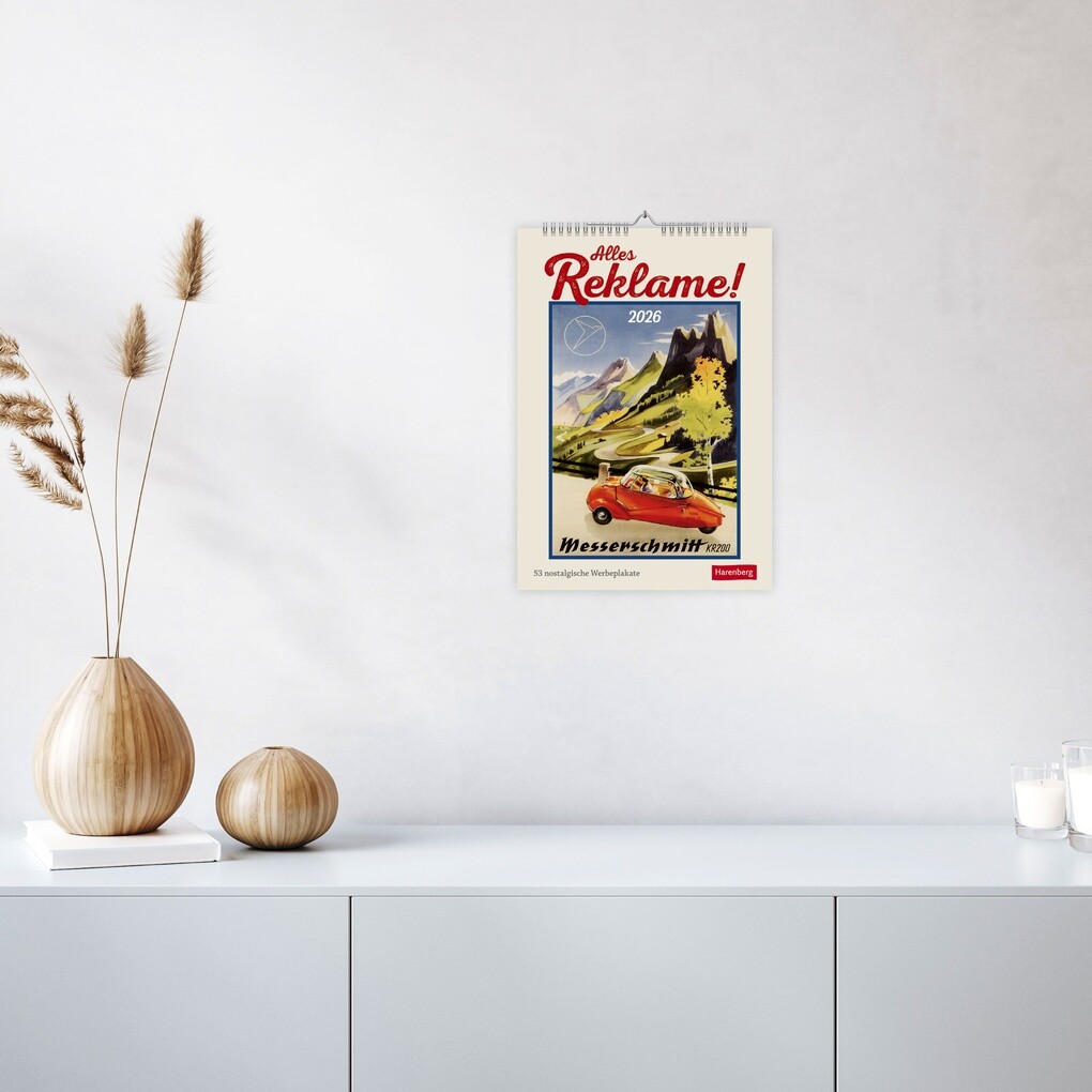 Weitere Ansicht: Alles Reklame! Wochen-Kulturkalender 2026 - 53 nostalgische Werbeplakate