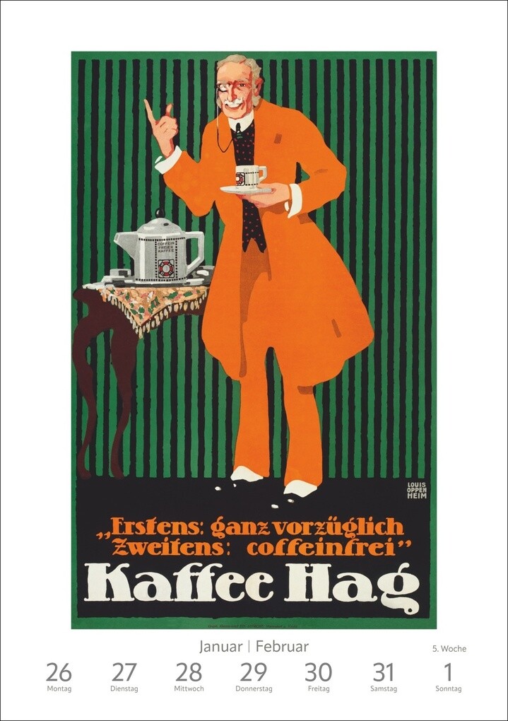 Weitere Ansicht: Alles Reklame! Wochen-Kulturkalender 2026 - 53 nostalgische Werbeplakate