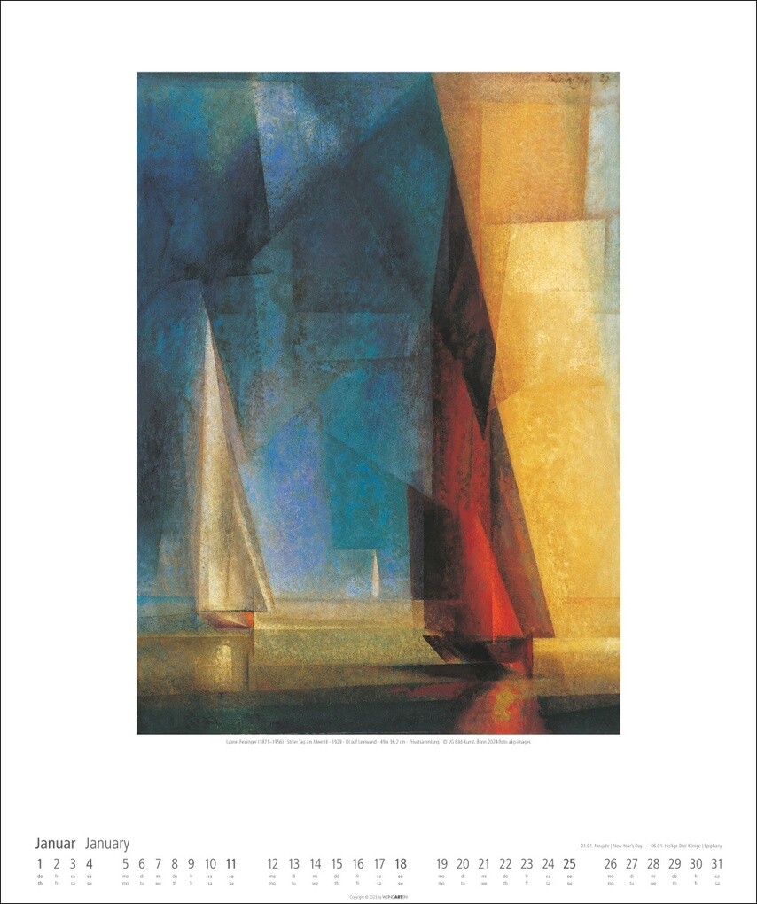 Weitere Ansicht: Lyonel Feininger Kalender 2026 | Lyonel Feininger