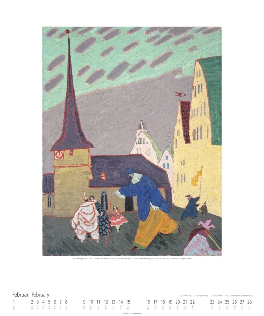 Weitere Ansicht: Lyonel Feininger Kalender 2026 | Lyonel Feininger