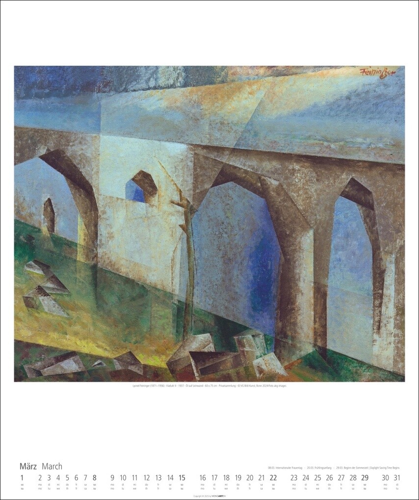 Weitere Ansicht: Lyonel Feininger Kalender 2026 | Lyonel Feininger