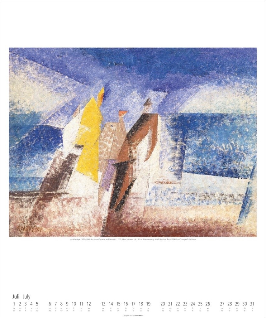 Weitere Ansicht: Lyonel Feininger Kalender 2026 | Lyonel Feininger