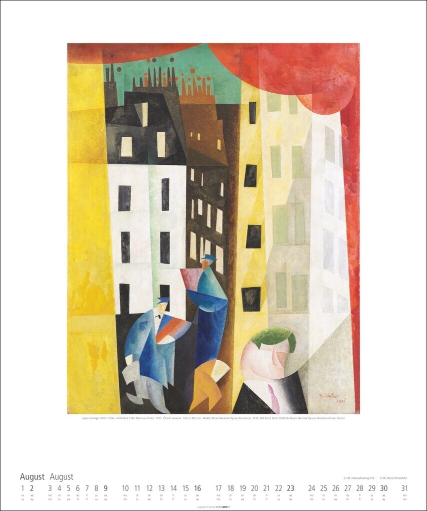 Weitere Ansicht: Lyonel Feininger Kalender 2026 | Lyonel Feininger